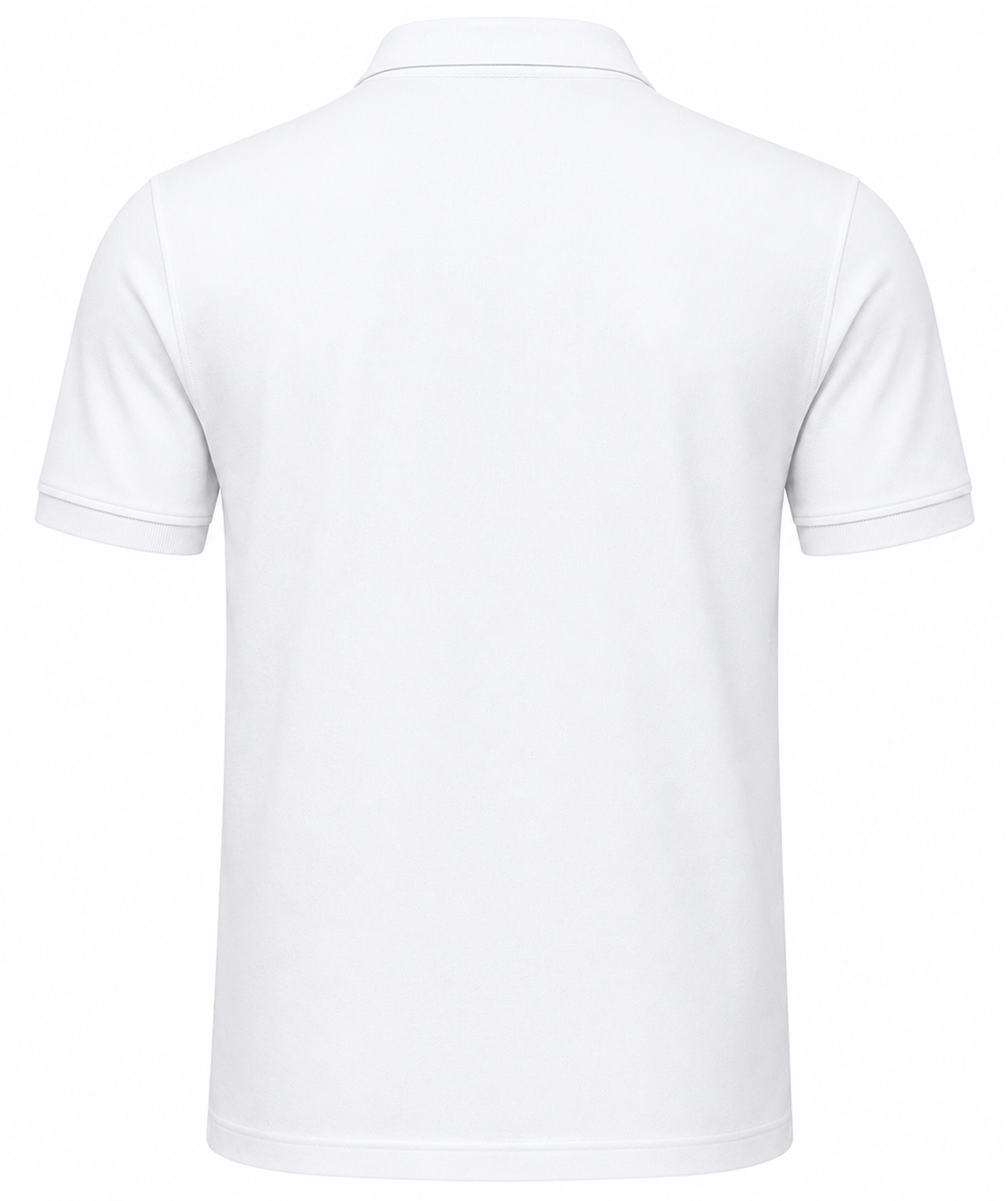White 280 GSM Cotton Polo T-Shirt Premium Heavy Cotton
