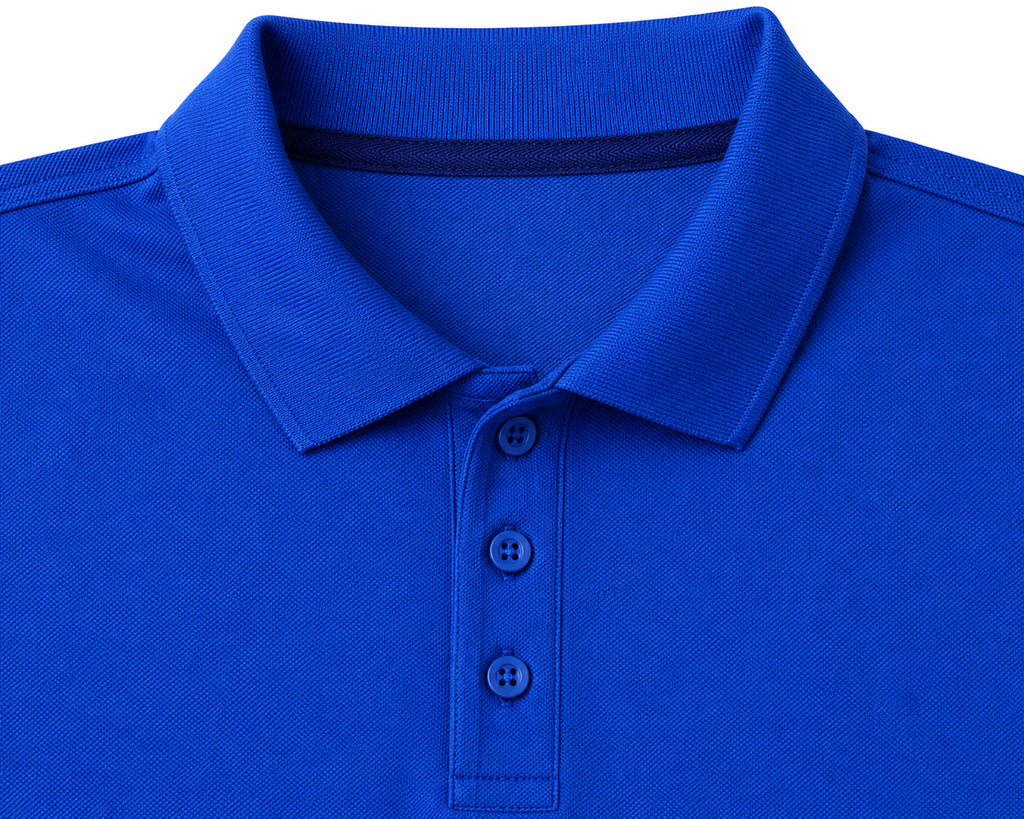 Royal Blue 280 GSM polo T-shirt, product view