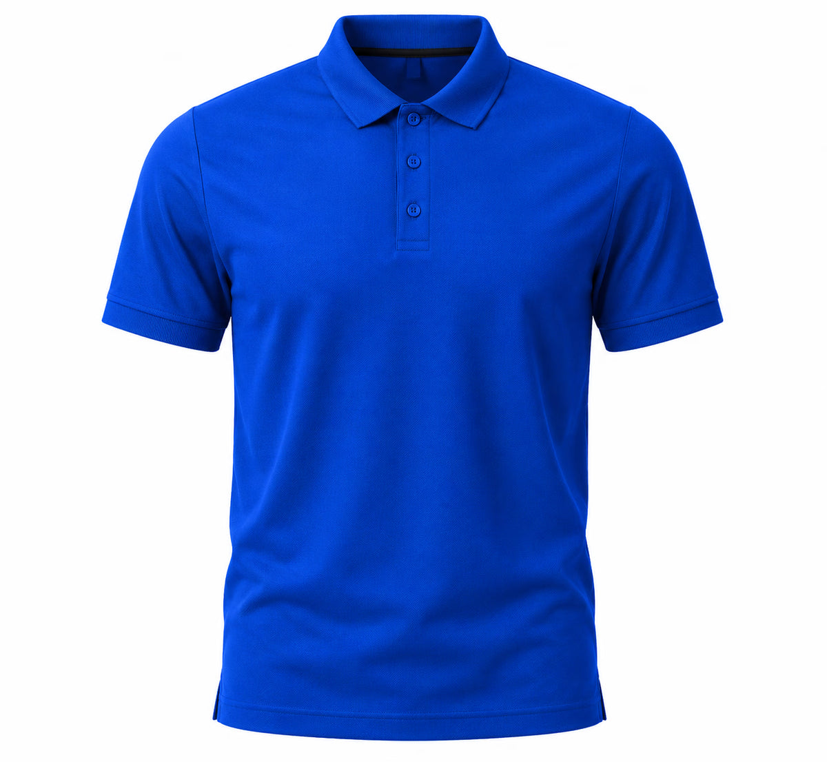 Royal Blue 280 GSM polo T-shirt, product view
